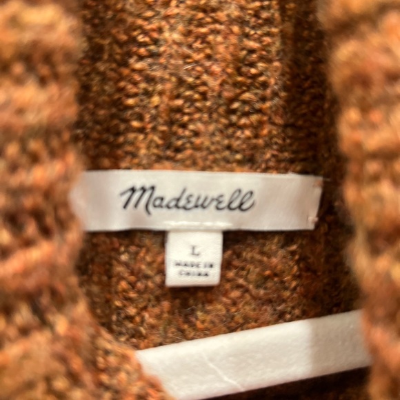 Madewell Sweater size Large worn once - Picture 2 of 2